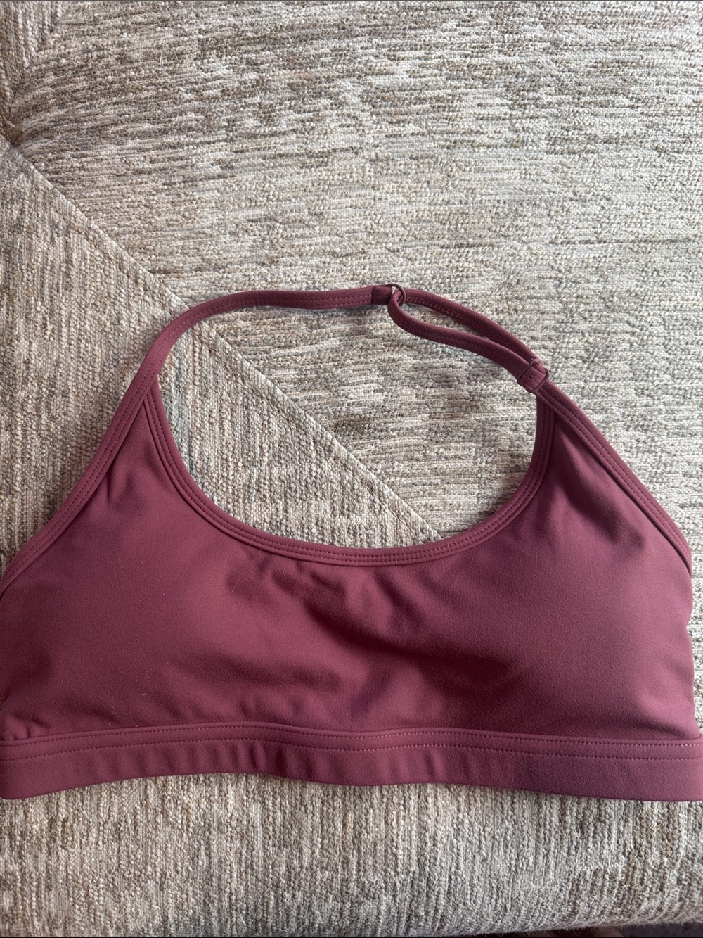 YoungLA Women's Seamless Scoop-Front Bralette - Burgundy